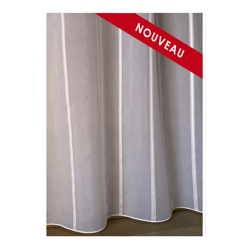 rideau voilage opus beige